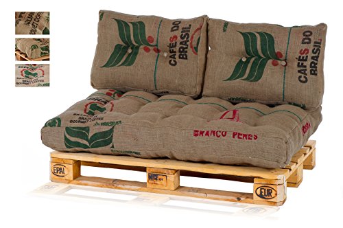 Palettenkissen aus Jute