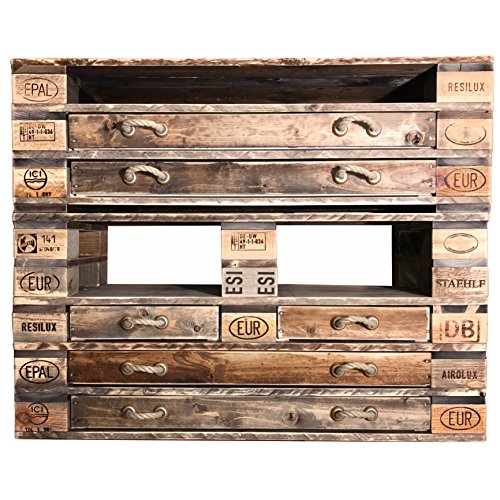 Paletten Kommode natur