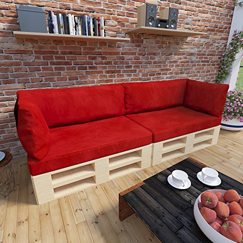 Palettenkissen Set Velour