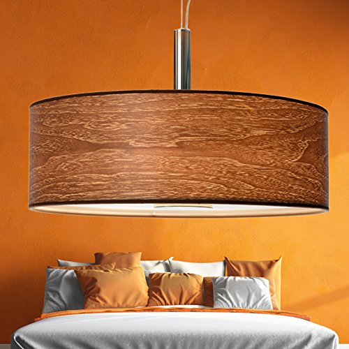 Deckenleuchte aus Holz