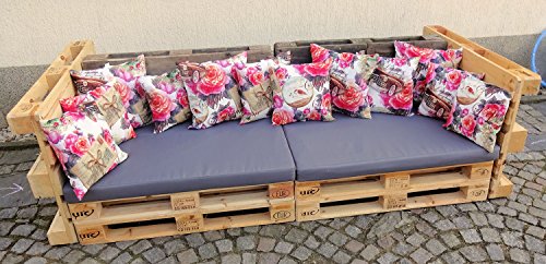 Palettenkissen gemustert