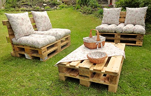 Palettenkissen gemustert